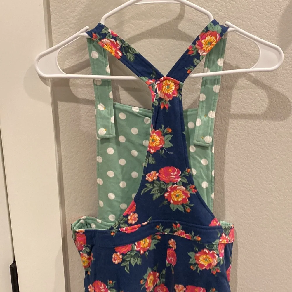EUC Matilda Jane Clothing Size 14 Teen Tween Floral Flower Overalls MJC 2018 - Picture 3 of 11